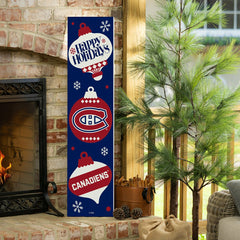 Montreal Canadiens 47" Double Sided Leaner, Christmas - NHL Home