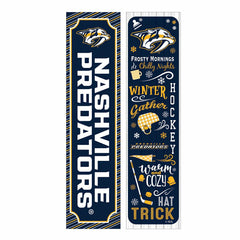 Nashville Predators 46" Double Sided Leaner, Winter Seasonal - NHL Home
