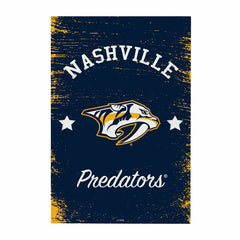 Nashville Predators Wood Wall Sign, 16x24 - NHL Home