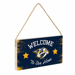 Nashville Predators Wood Wall Sign, 6x11 - NHL Home
