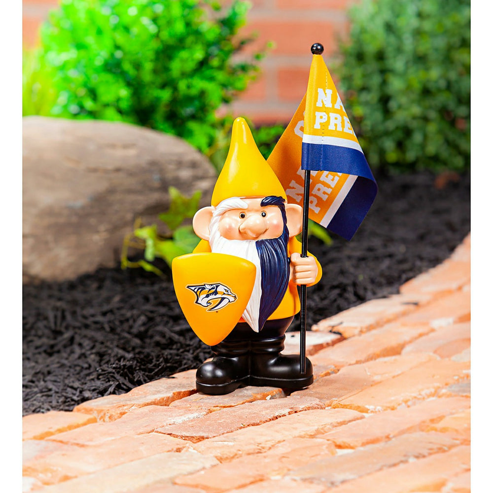 Nashville Predators, Flag Holder Gnome - NHL Home