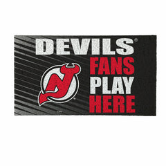 New Jersey Devils Fan Mat, 28"x16" - NHL