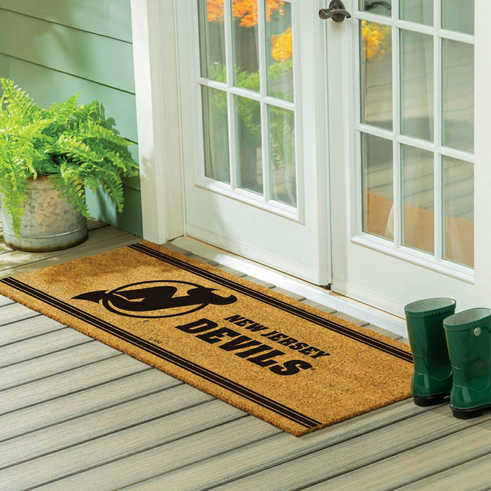 New Jersey Devils Extra Large One Color Coir Mat, 60"x24" - NHL