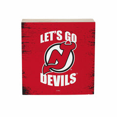 New Jersey Devils Plock, Down Home Fans, 6x6 - NHL Home