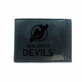 Front Pocket Wallet w/ RFID Blocking, New Jersey Devils, Black - NHL Home