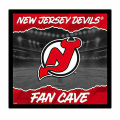 New Jersey Devils 23"H x 23"L LED Wall Decor, Edgelite, Square - NHL