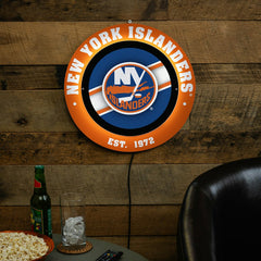 New York Islanders, Metal Lite, Round - NHL