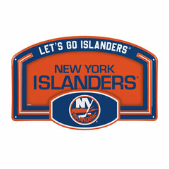 New York Islanders USA Embossed Steel Wall Sign, 11" x 17" - NHL Home