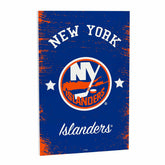 New York Islanders Wood Wall Sign, 16x24 - NHL Home