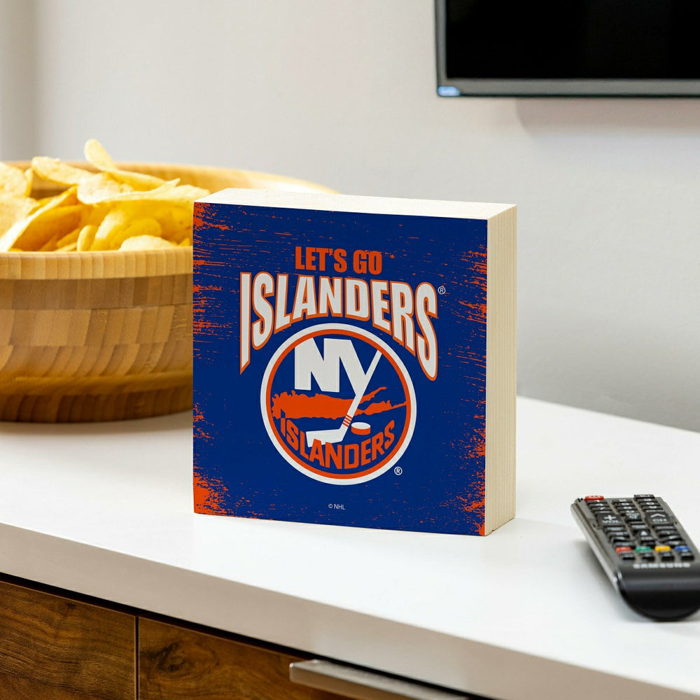 New York Islanders Plock, Down Home Fans, 6x6 - NHL Home