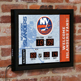 Scoreboard Wall Clock, New York Islanders - NHL Home
