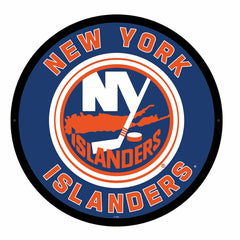 LED Wall Decor, Round, New York Islanders - NHL Home
