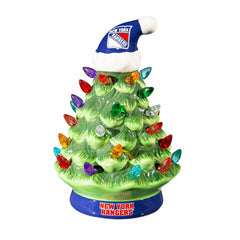 8" LED Ceramic Christmas Tree, New York Rangers - NHL Home