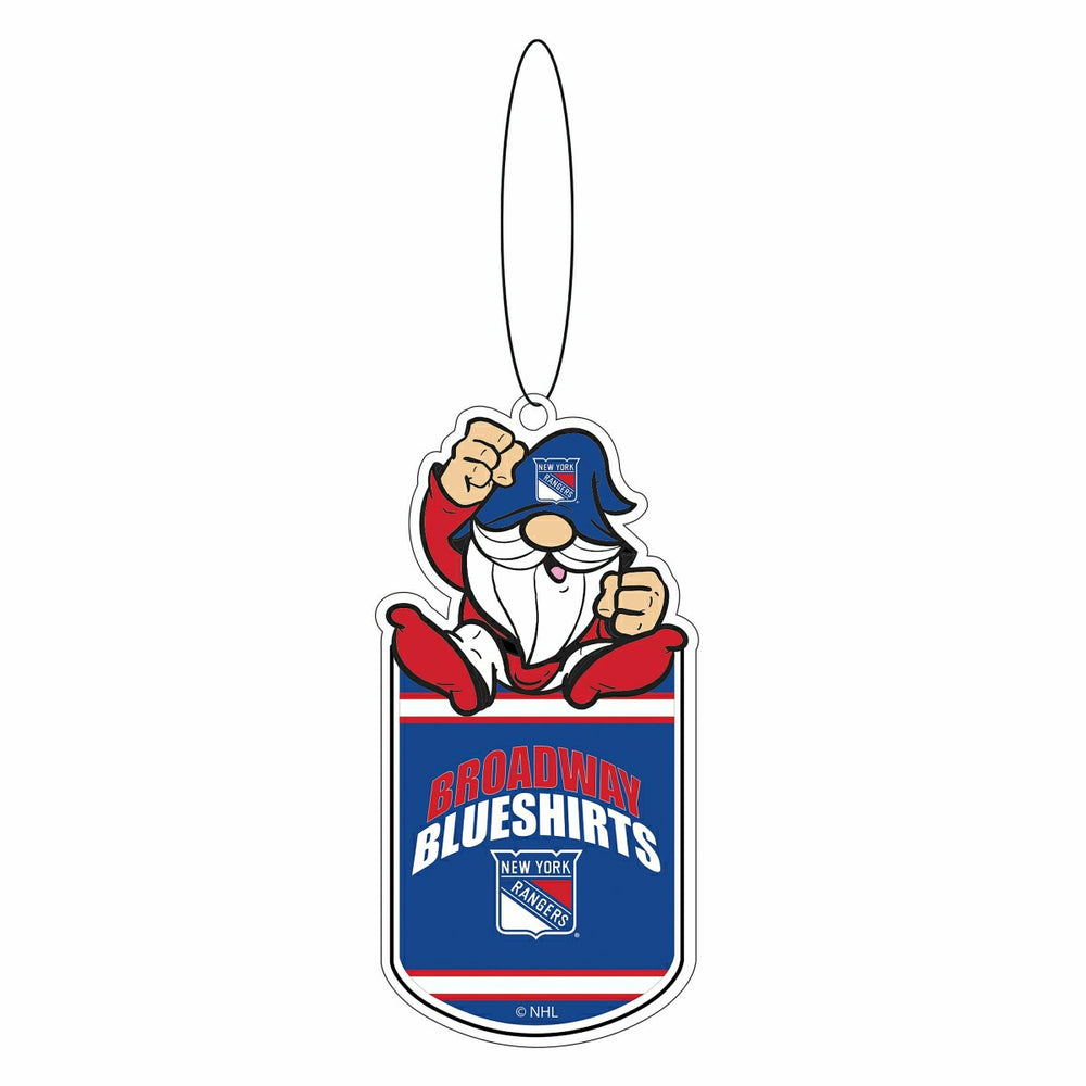 New York Rangers Gift Tag Ornament, Gnome Fan - NHL Home