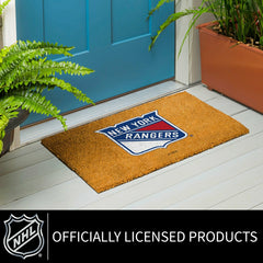 Coir Mat, 16"x28", New York Rangers - NHL