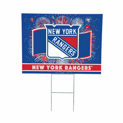 New York Rangers Yard Sign, Patriotic - NHL Home