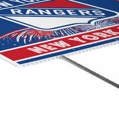 New York Rangers Yard Sign, Patriotic - NHL Home