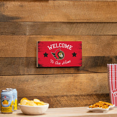 Ottawa Senators Wood Wall Sign, 6x11 - NHL Home