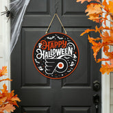 Philadelphia Flyers Halloween Round Door Décor with Hanging Rope, 18x1 - NHL Home