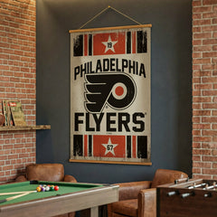 Philadelphia Flyers, Canvas Wall Tapestry, Large, 54x36 - NHL Home