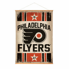 Philadelphia Flyers, Canvas Wall Tapestry, Large, 54x36 - NHL Home