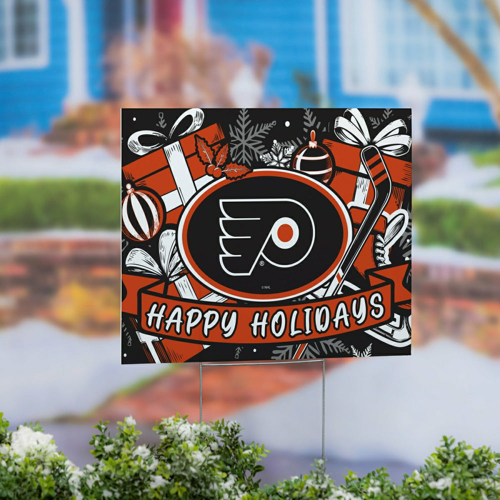 Philadelphia Flyers Yard Sign, Holiday - NHL Home