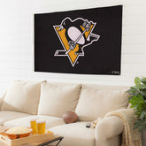 Pittsburgh Penguins Single Sided Estate Flag with 2 Grommets, 3'x5' - NHL Home