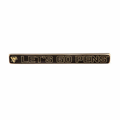 Pittsburgh Penguins Engraved Wood Sign, 1.5" x 18" - NHL Home