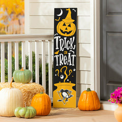 47" Double Sided Leaner, Pittsburgh Penguins, Halloween - NHL Home