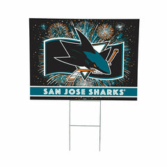 San Jose Sharks Yard Sign, Patriotic - NHL Home