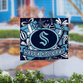 Seattle Kraken Yard Sign, Holiday - NHL Home