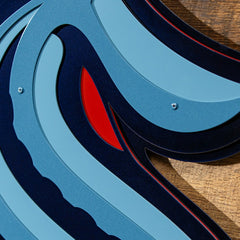 Seattle Kraken Premier Metal Wall Art - NHL Home