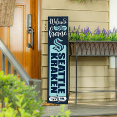 47" Double Sided Leaner, Seattle Kraken, Halloween - NHL Home