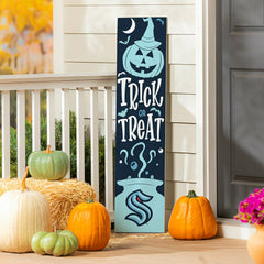 47" Double Sided Leaner, Seattle Kraken, Halloween - NHL Home