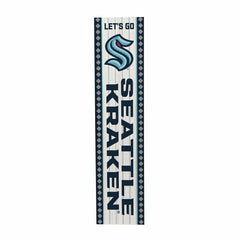 47" Double Sided Leaner, Seattle Kraken, Christmas - NHL Home