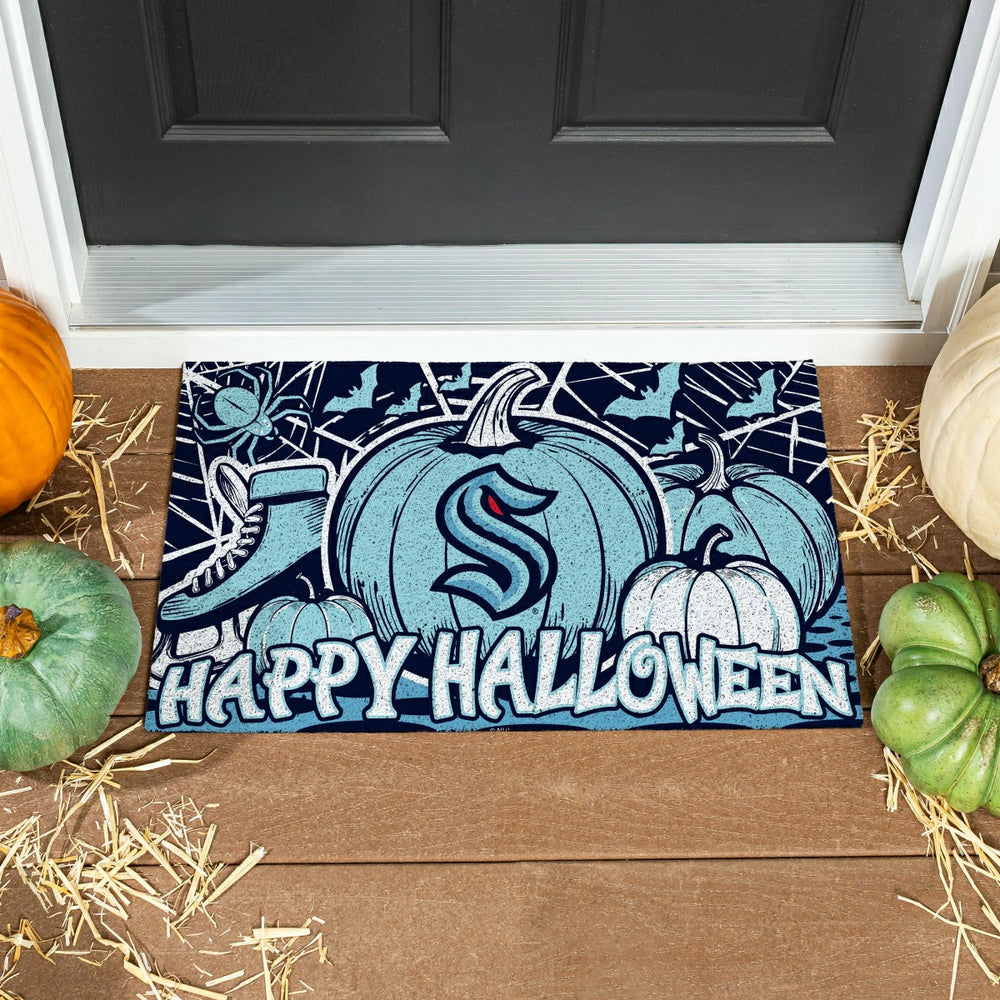 Seattle Kraken Halloween PVC Mat, 28"x16" - NHL