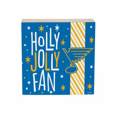 St Louis Blues Block, Holiday, 6x6 - NHL Home