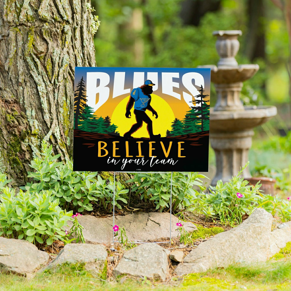 St Louis Blues Coroplast Yard Sign, Bigfoot - NHL Home