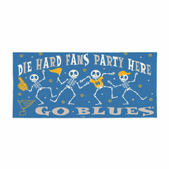 St Louis Blues Flocked Coir Halloween Sassafras Switch Mat, 22"x10" - NHL