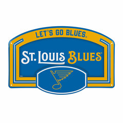 St Louis Blues USA Embossed Steel Wall Sign, 11" x 17" - NHL Home