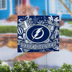 Tampa Bay Lightning Yard Sign, Holiday - NHL Home