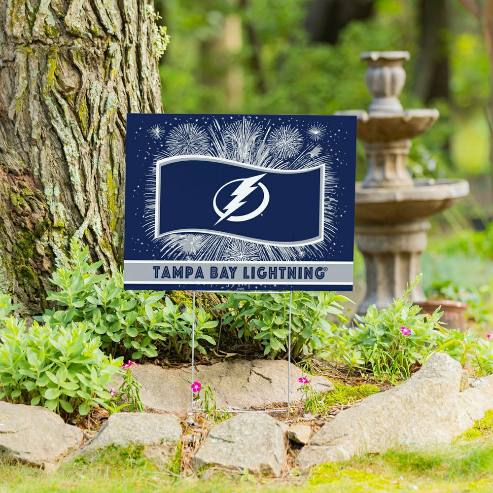 Tampa Bay Lightning Yard Sign, Patriotic - NHL Home