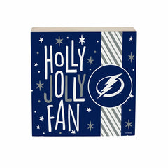 Tampa Bay Lightning Block, Holiday, 6x6 - NHL Home