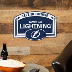 Tampa Bay Lightning USA Embossed Steel Wall Sign, 11" x 17" - NHL Home
