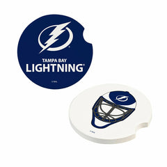 Tampa Bay Lightning Car Coaster Set, 2pc - NHL Home
