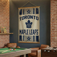 Toronto Maple Leafs, Canvas Wall Tapestry, Large, 54x36 - NHL Home