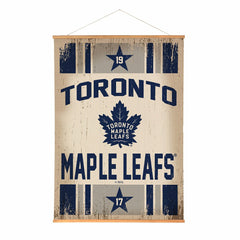 Toronto Maple Leafs, Canvas Wall Tapestry, Large, 54x36 - NHL Home