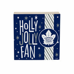 Toronto Maple Leafs Block, Holiday, 6x6 - NHL Home