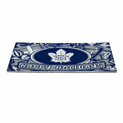 Toronto Maple Leafs Holiday PVC Mat, 28"x16" - NHL