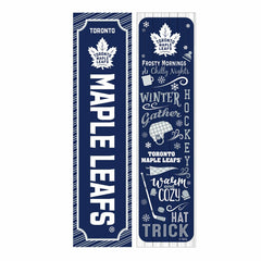 46" Double Sided Leaner, Toronto Maple Leafs, Winter Seasonal - NHL Home